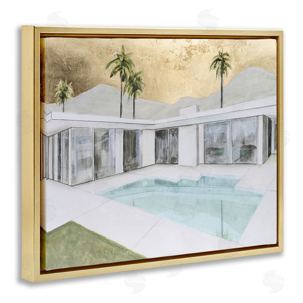Stupell Industries Michael Willett | Modern Chic Pool View