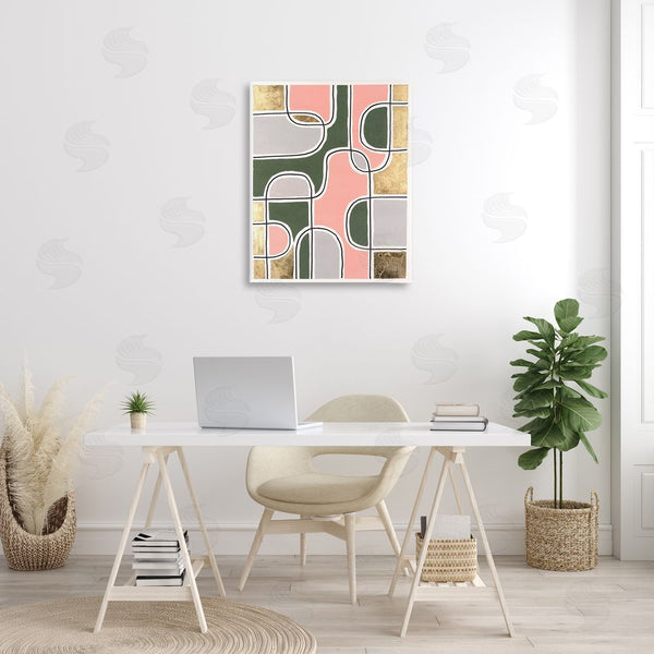 Stupell Industries Michael Willett | Modern Shapes & Glam Wall Art