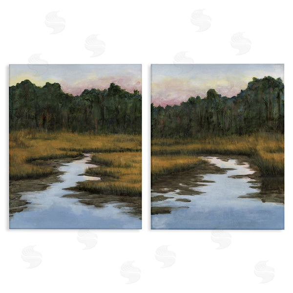 stupell industries Michael Willett | Natural Creek in Countryside