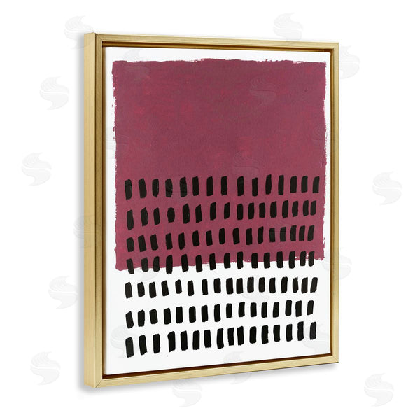 Stupell Industries Michael Willett | Red Dotted Pattern Wall Art