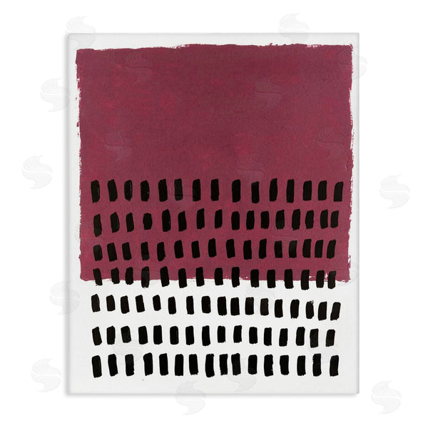stupell industries Michael Willett | Red Dotted Pattern Wall Art