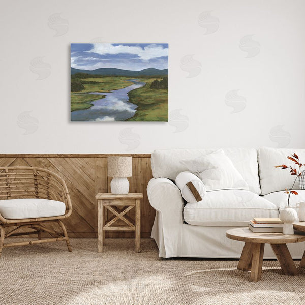 Stupell Industries Michael Willett | River With Cloud Reflection Wall Art