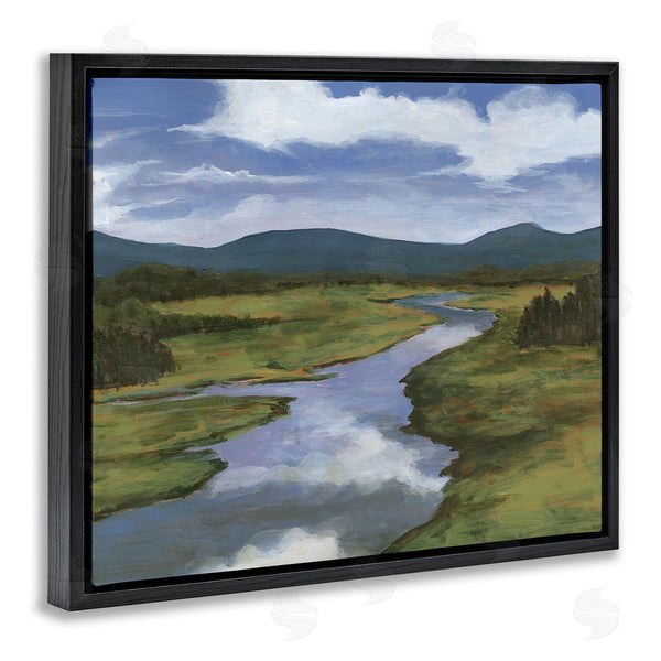 Stupell Industries Michael Willett | River With Cloud Reflection Wall Art