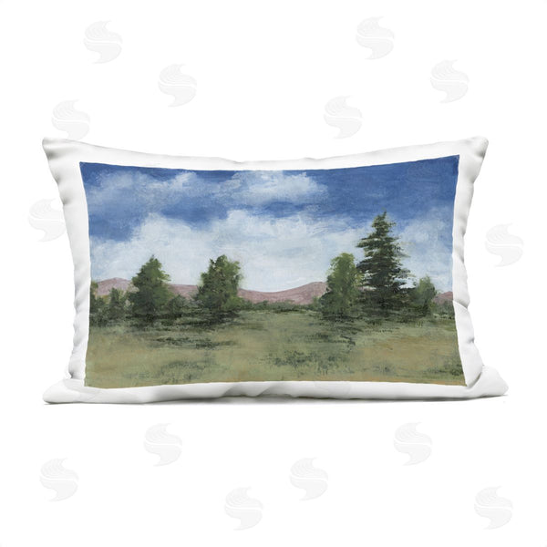 Stupell Industries Michael Willett | Rural Trees & Vivid Clouds Printed Throw Pillow