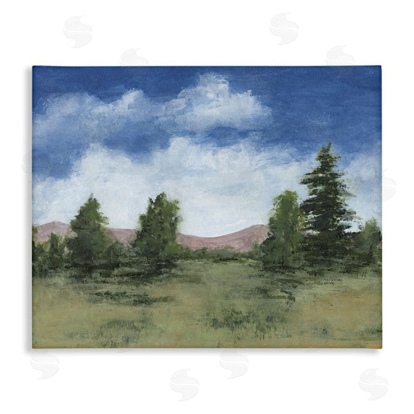stupell industries Michael Willett | Rural Trees & Vivid Clouds