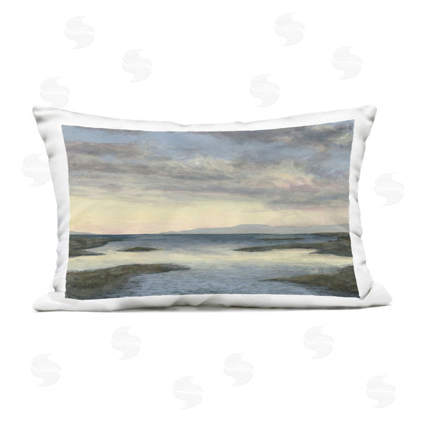 Stupell Industries Michael Willett | Sea Expanse At Sunrise Printed Throw Pillow
