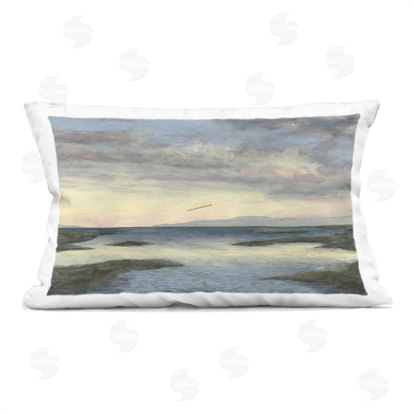 stupell industries Michael Willett | Sea Expanse at Sunrise Printed Throw Pillow