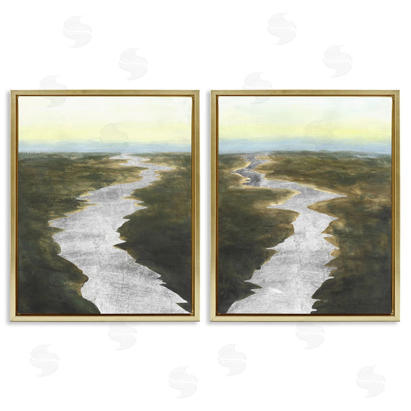 Stupell Industries Michael Willett | Silver River Meadow Landscape Wall Art