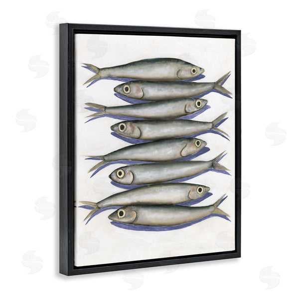 Stupell Industries Michael Willett | Stacked Anchovy Fish