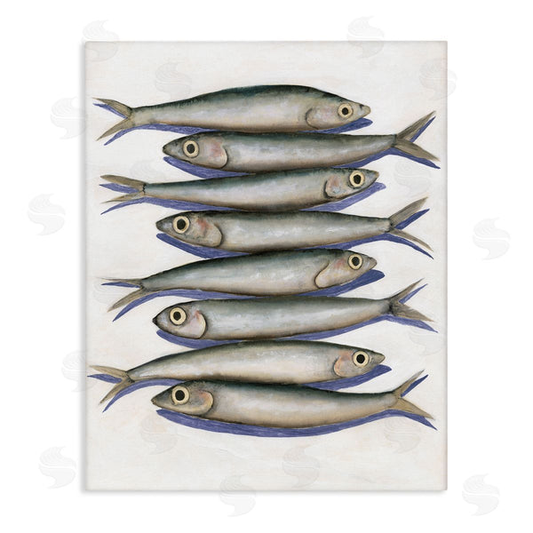 stupell industries Michael Willett | Stacked Anchovy Fish
