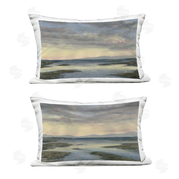 Stupell Industries Michael Willett | Sunlit Sea Expanse Printed Throw Pillow Set