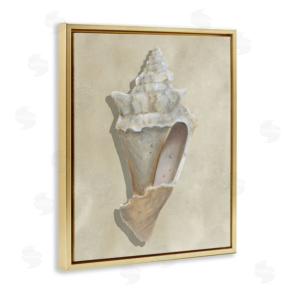 Stupell Industries Michael Willett | Tan Toned Conch Shell