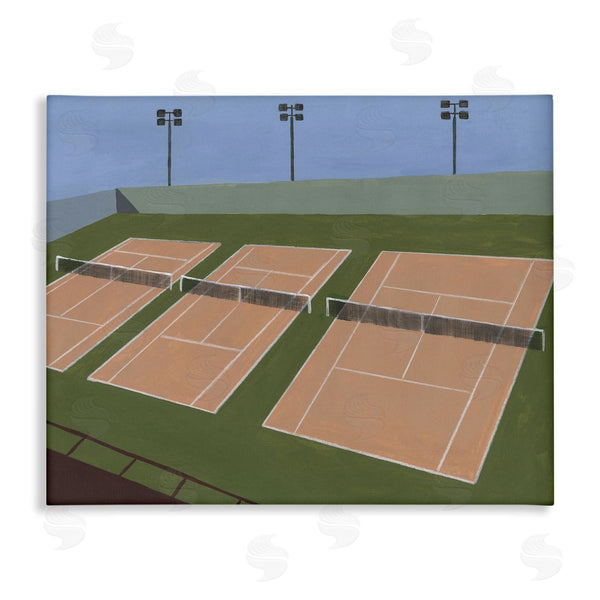 stupell industries Michael Willett | Tennis Courts View