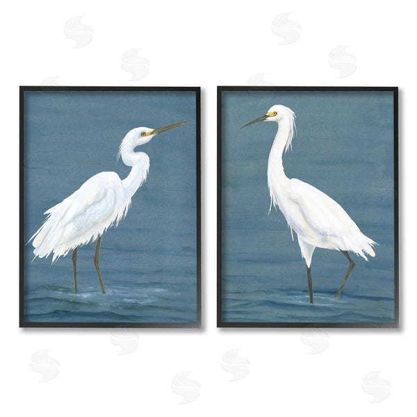Stupell Industries Michael Willett | White Egrets On Shore