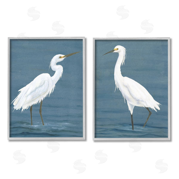 Stupell Industries Michael Willett | White Egrets On Shore