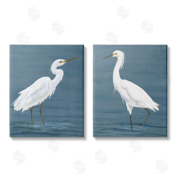 stupell industries Michael Willett | White Egrets on Shore