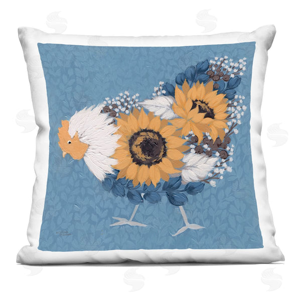 stupell industries Michele Norman | Abstract Chicken Portrait Printed Throw Pillow
