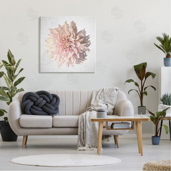 Stupell Industries Michele Norman | Abstract Dahlia Flower Blossom Pink Sunlit Petals Wall Art