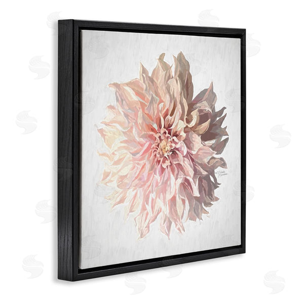 Stupell Industries Michele Norman | Abstract Dahlia Flower Blossom Pink Sunlit Petals Wall Art