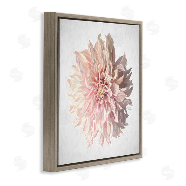 Stupell Industries Michele Norman | Abstract Dahlia Flower Blossom Pink Sunlit Petals Wall Art