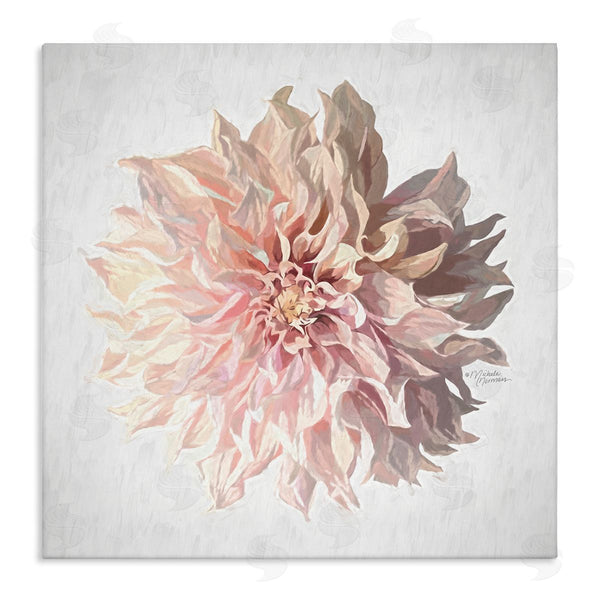 stupell industries Michele Norman | Abstract Dahlia Flower Blossom Pink Sunlit Petals Wall Art