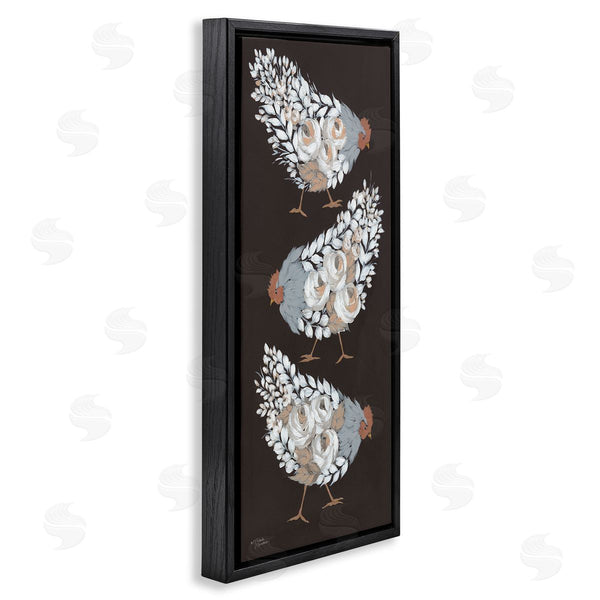 Stupell Industries Michele Norman | Abstract Floral Body Hens Wall Art