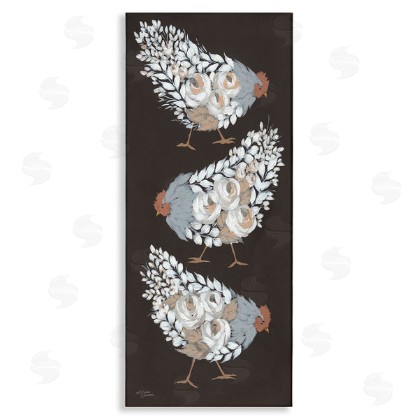 stupell industries Michele Norman | Abstract Floral Body Hens Wall Art