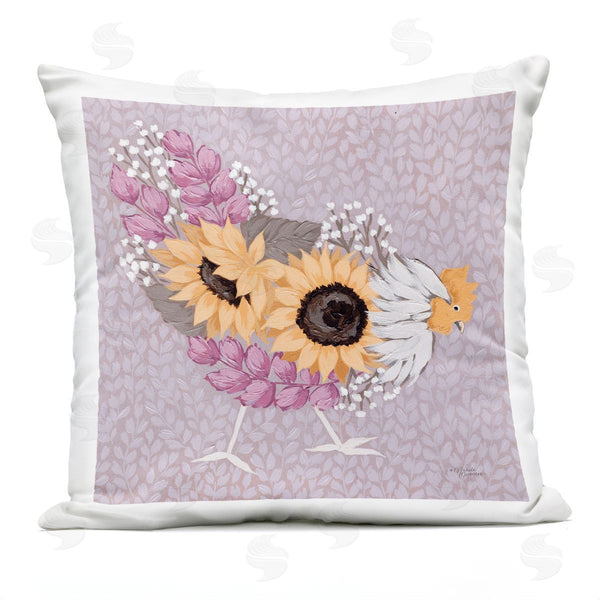 Stupell Industries Michele Norman | Abstract Hen Portrait Printed Throw Pillow
