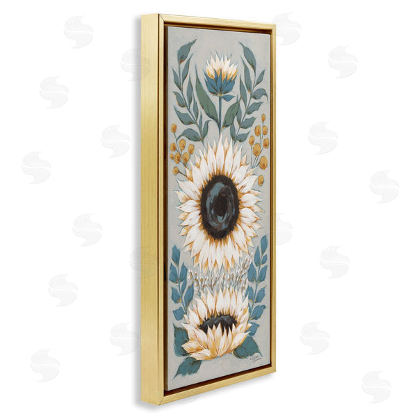 Stupell Industries Michele Norman | Country Sunflower Blossoms Botanicals Wall Art