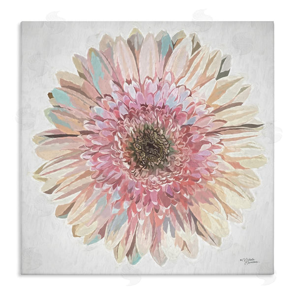 stupell industries Michele Norman | Round Daisy Petal Design Flower Blossom Illustration Wall Art