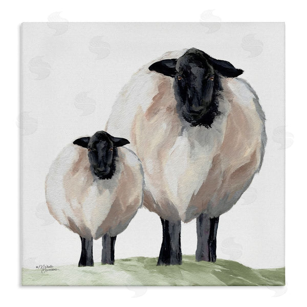 stupell industries Michele Norman | Sheep And Lamb Portrait Wall Art
