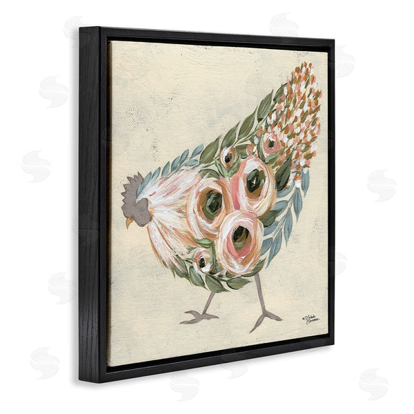 Stupell Industries Michele Norman | Vintage Chicken With Floral Body