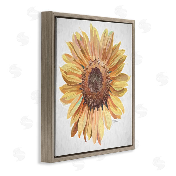 Stupell Industries Michele Norman | Vivid Yellow Sunflower Petals Aerial View Flower Wall Art