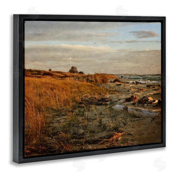 Stupell Industries Michelle Calkins | Seaside Reeds Coastal Scene Wall Art