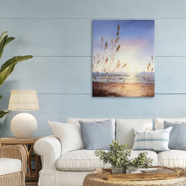 Stupell Industries Michelle Faber | Seascape With Sunlit Grasses Wall Art