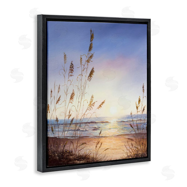 Stupell Industries Michelle Faber | Seascape With Sunlit Grasses Wall Art