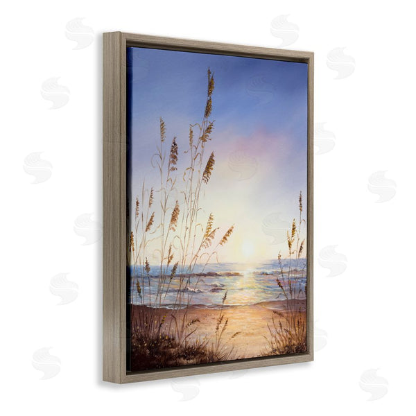 Stupell Industries Michelle Faber | Seascape With Sunlit Grasses Wall Art