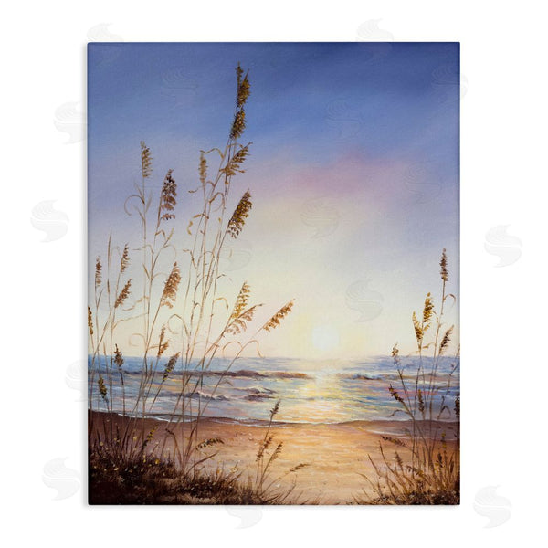 stupell industries Michelle Faber | Seascape with Sunlit Grasses Wall Art