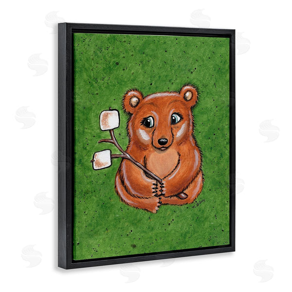 Stupell Industries Michelle Gilsey | Bear With S'mores Wall Art