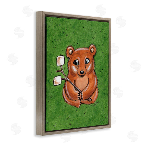 Stupell Industries Michelle Gilsey | Bear With S'mores Wall Art