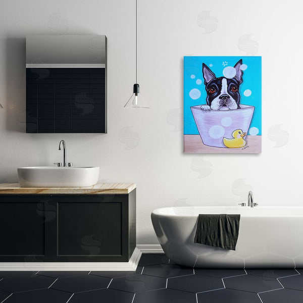 Stupell Industries Michelle Gilsey | Dog & Soap Bubbles Wall Art