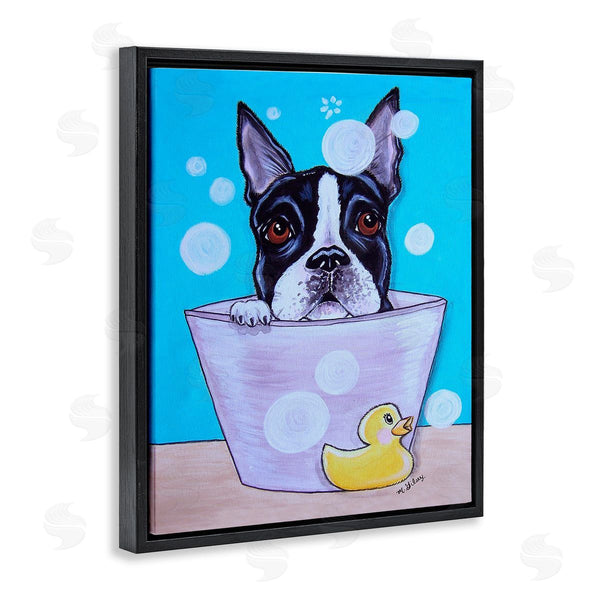 Stupell Industries Michelle Gilsey | Dog & Soap Bubbles Wall Art