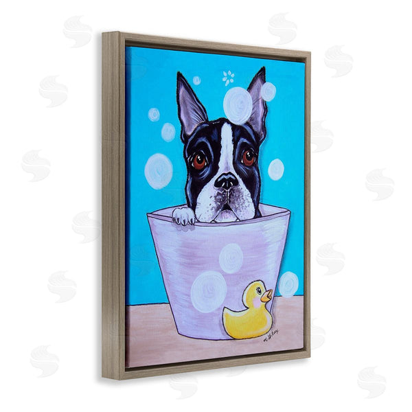 Stupell Industries Michelle Gilsey | Dog & Soap Bubbles Wall Art