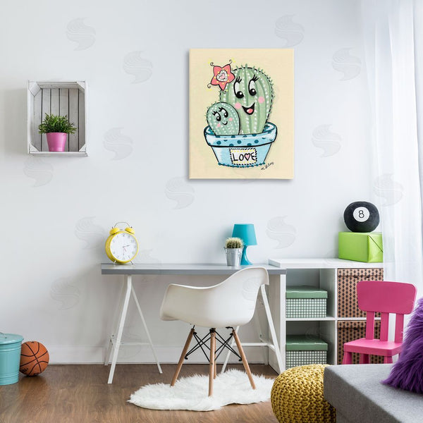 Stupell Industries Michelle Gilsey | Happy Cactus Plants Wall Art