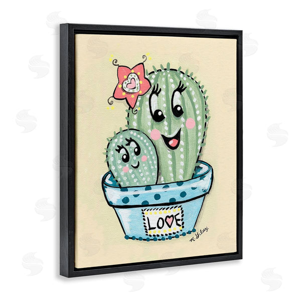Stupell Industries Michelle Gilsey | Happy Cactus Plants Wall Art