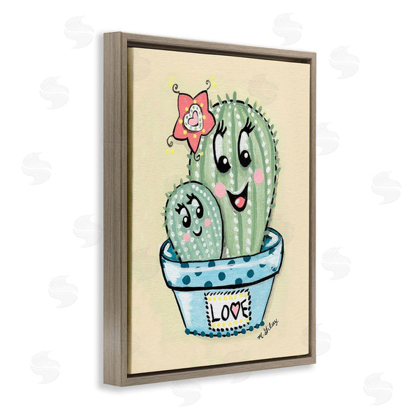 Stupell Industries Michelle Gilsey | Happy Cactus Plants Wall Art