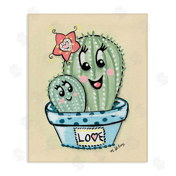 stupell industries Michelle Gilsey | Happy Cactus Plants Wall Art
