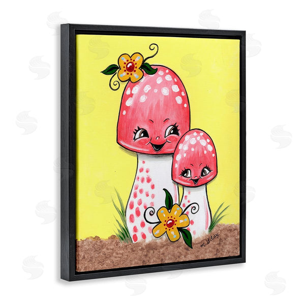 Stupell Industries Michelle Gilsey | Happy Mushrooms & Flowers Wall Art