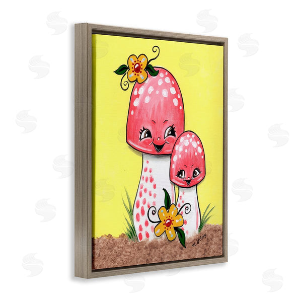 Stupell Industries Michelle Gilsey | Happy Mushrooms & Flowers Wall Art