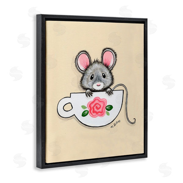 Stupell Industries Michelle Gilsey | Mouse In Teacup Wall Art